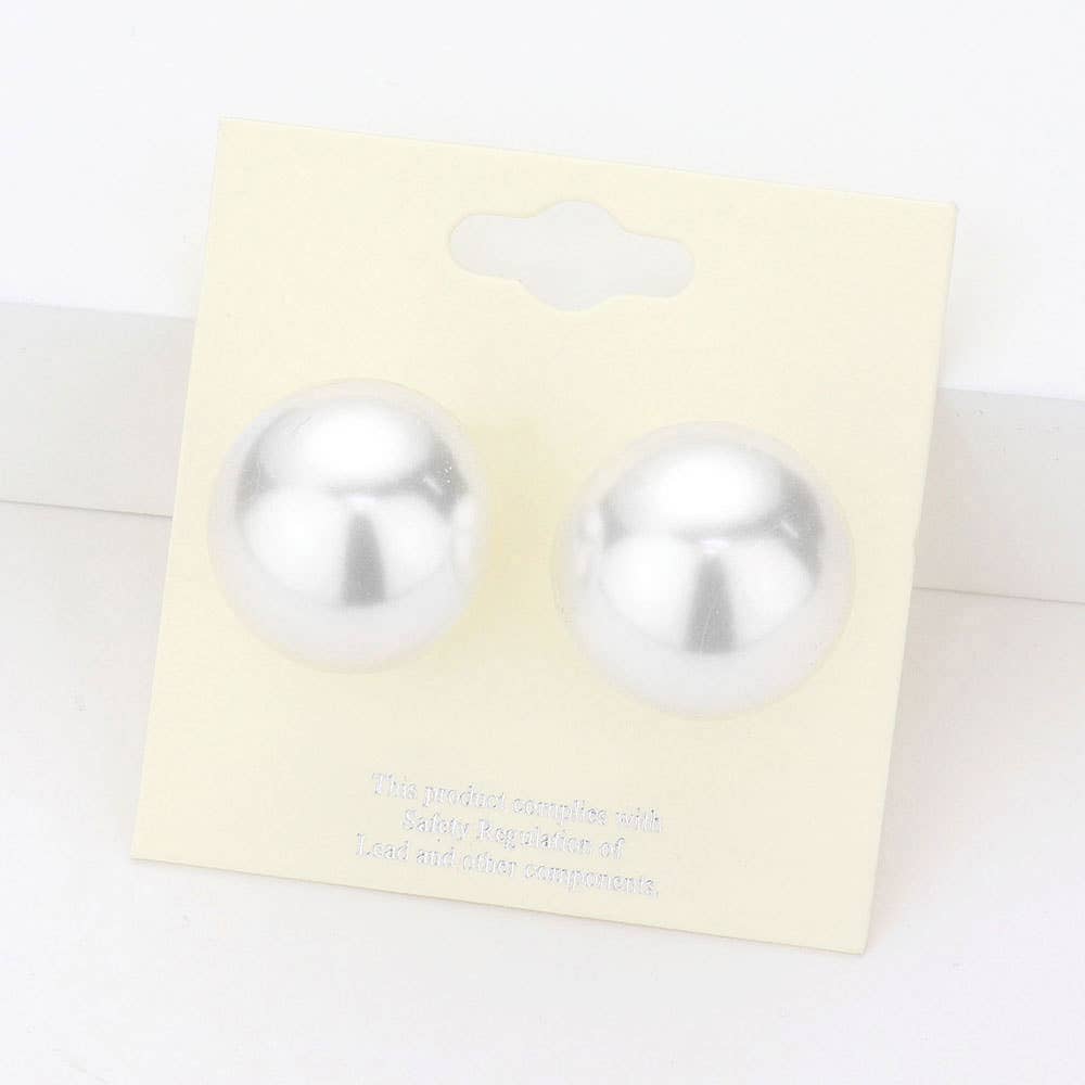 Pearl Posse Earrings: The Big & Boujee