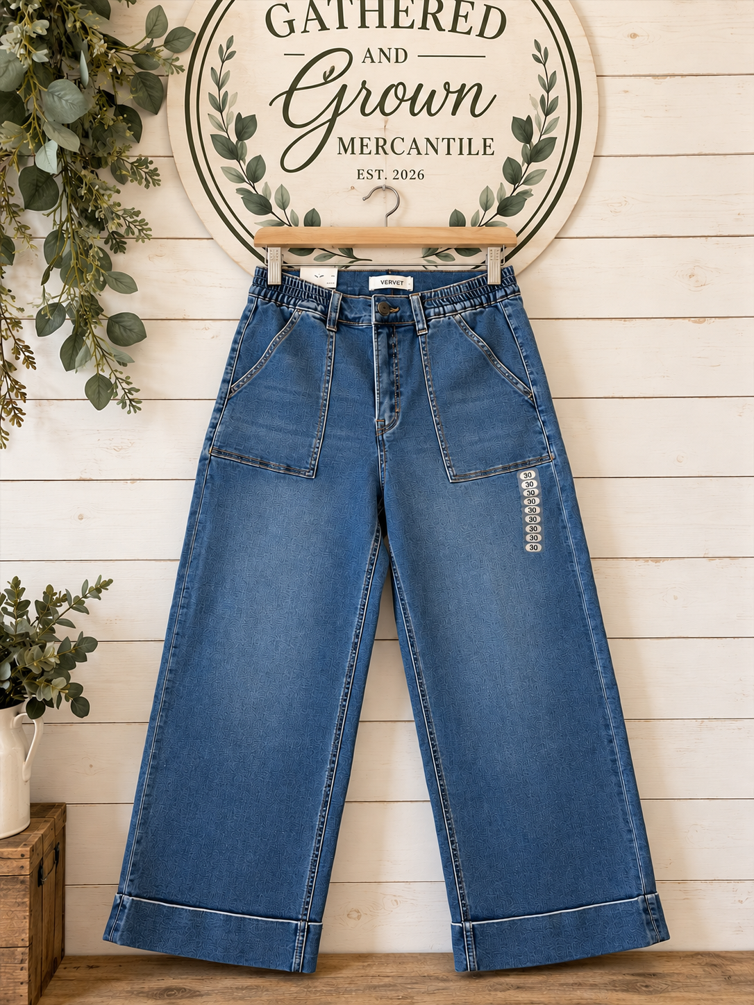 Vervet Kris Wide Leg Jeans
