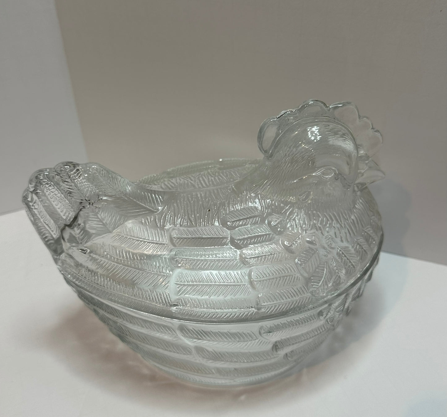 Hen on Nest Glassware