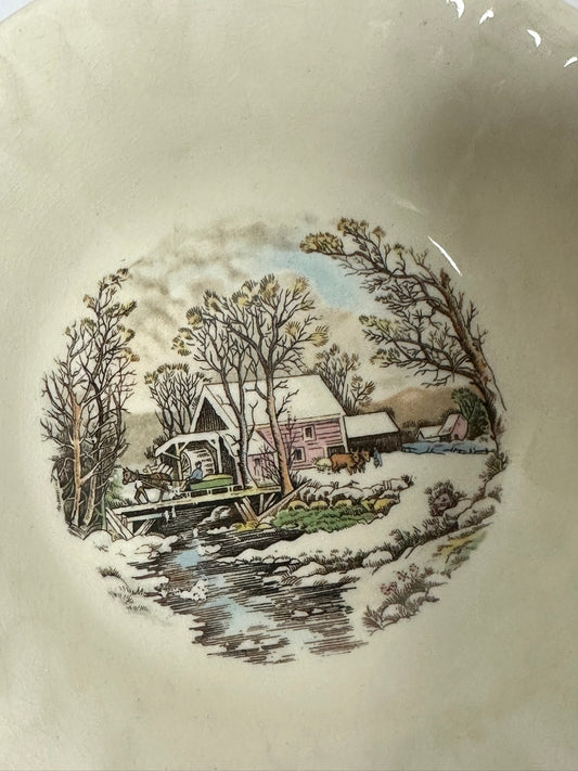 Vintage Edwin M. Knowles Ironstone Bowl