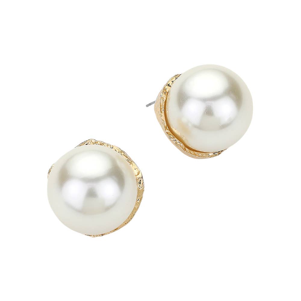 Pearl Posse Earrings: Big Momma