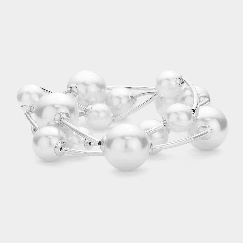 The Everyday Beaded Pearl Stack