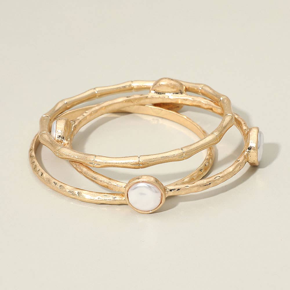 Pearl Posse Bangle Set