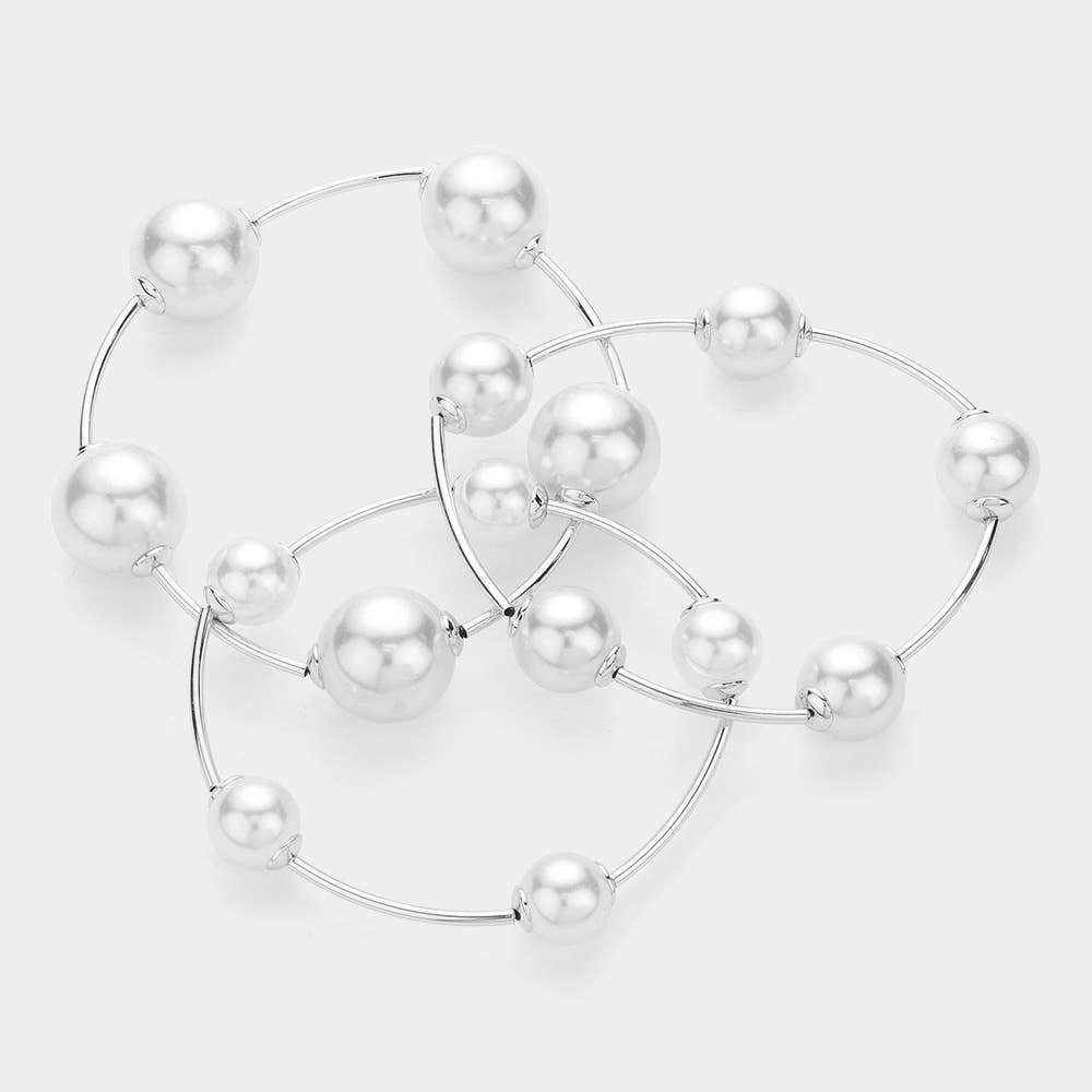The Everyday Beaded Pearl Stack