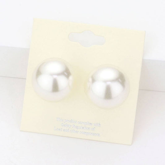 Pearl Posse Earrings: The Big & Boujee