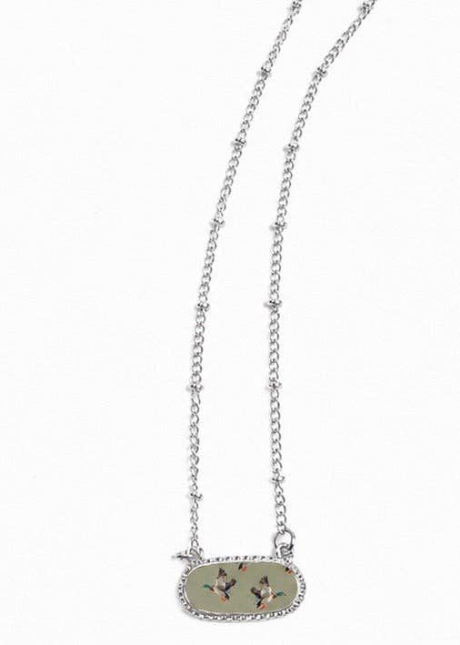 The Silver Mallard Moment Necklace 🦆