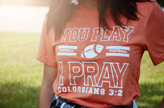 🌿 FRONT PORCH FIRST ACCESS 🌿 Football Stripes Tee | Gray Shirt