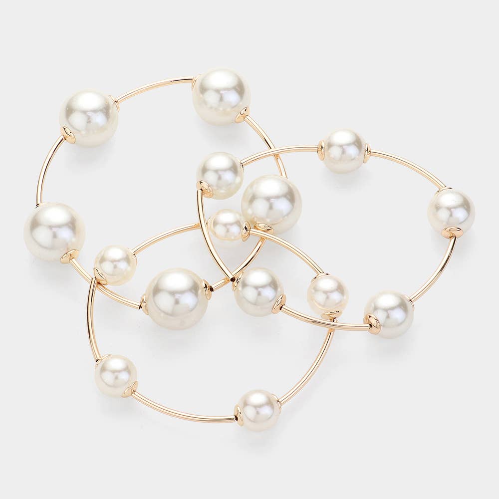 The Everyday Beaded Pearl Stack