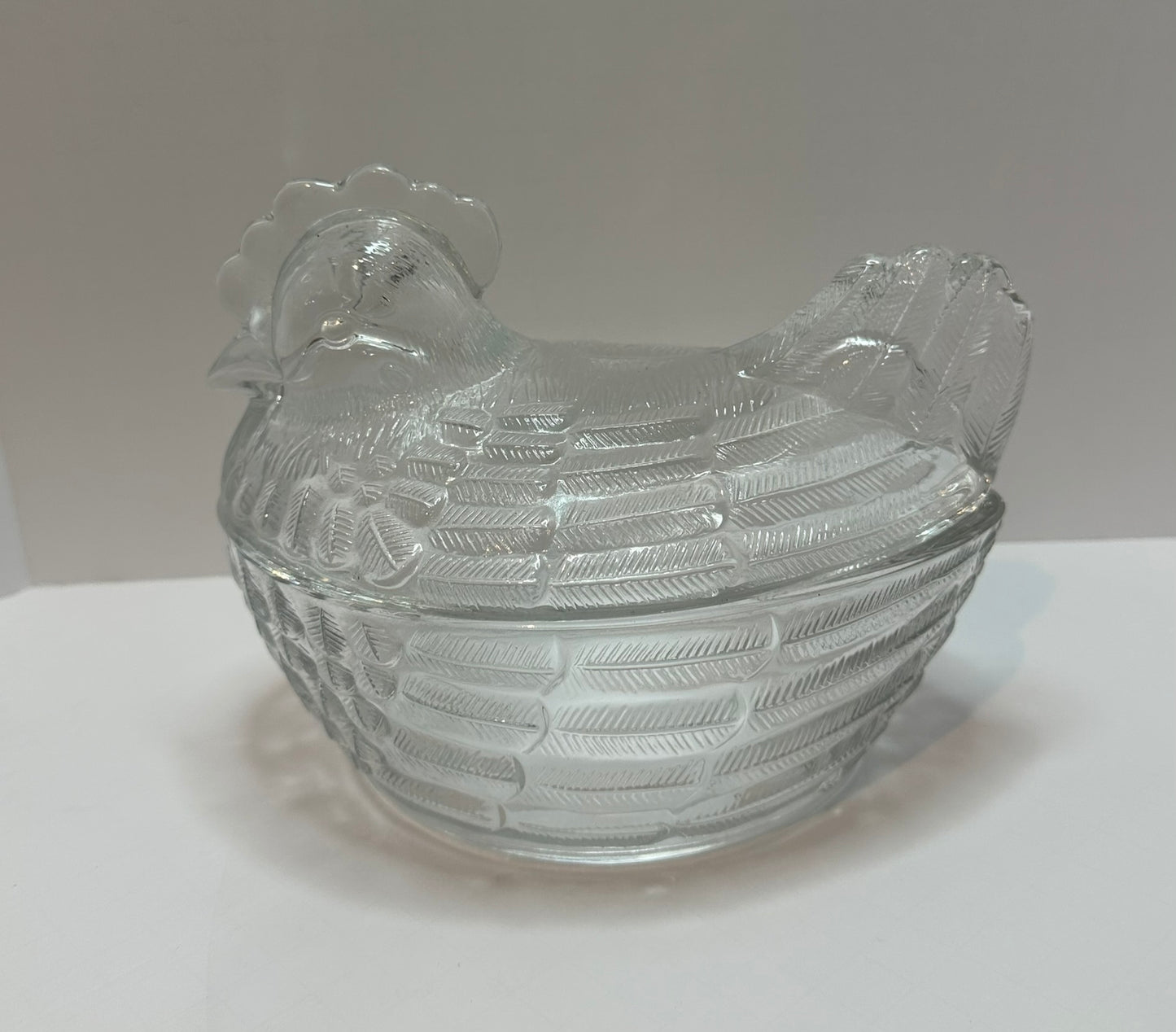 Hen on Nest Glassware
