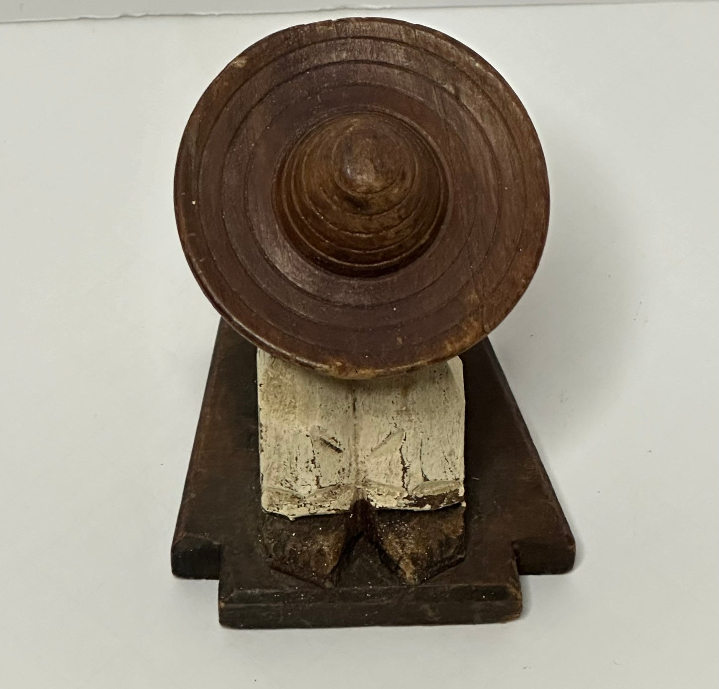 Vintage Hand-Carved Wooden Figure