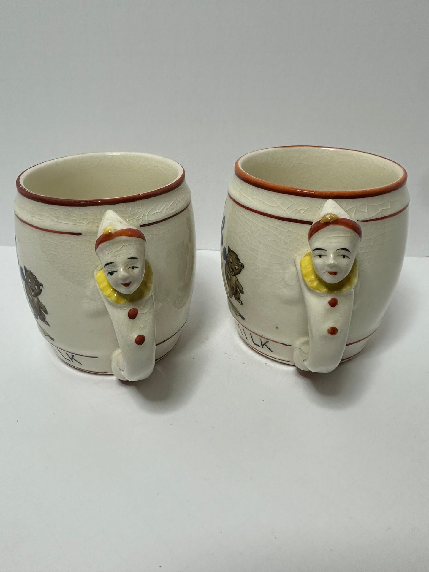 Vintage Children's Milk Mugs