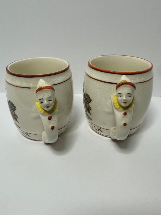 Vintage Children's Milk Mugs
