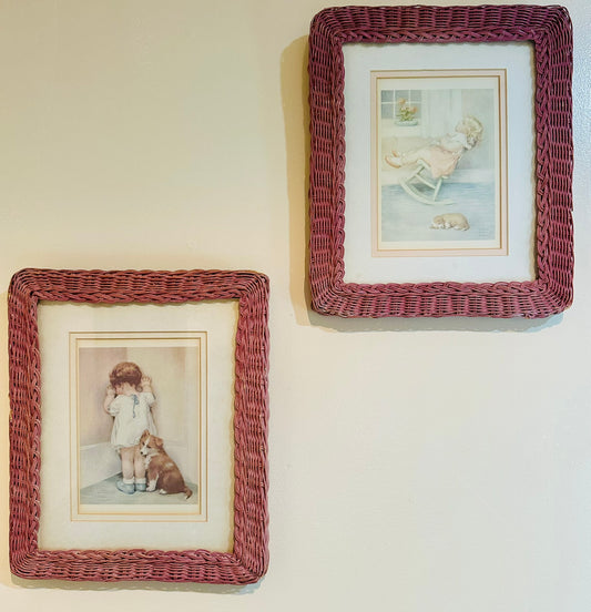 Vintage Framed Children's Prints