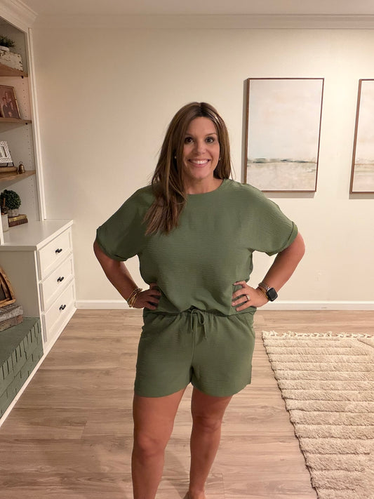 The Everyday Zenana Set - Olive Green