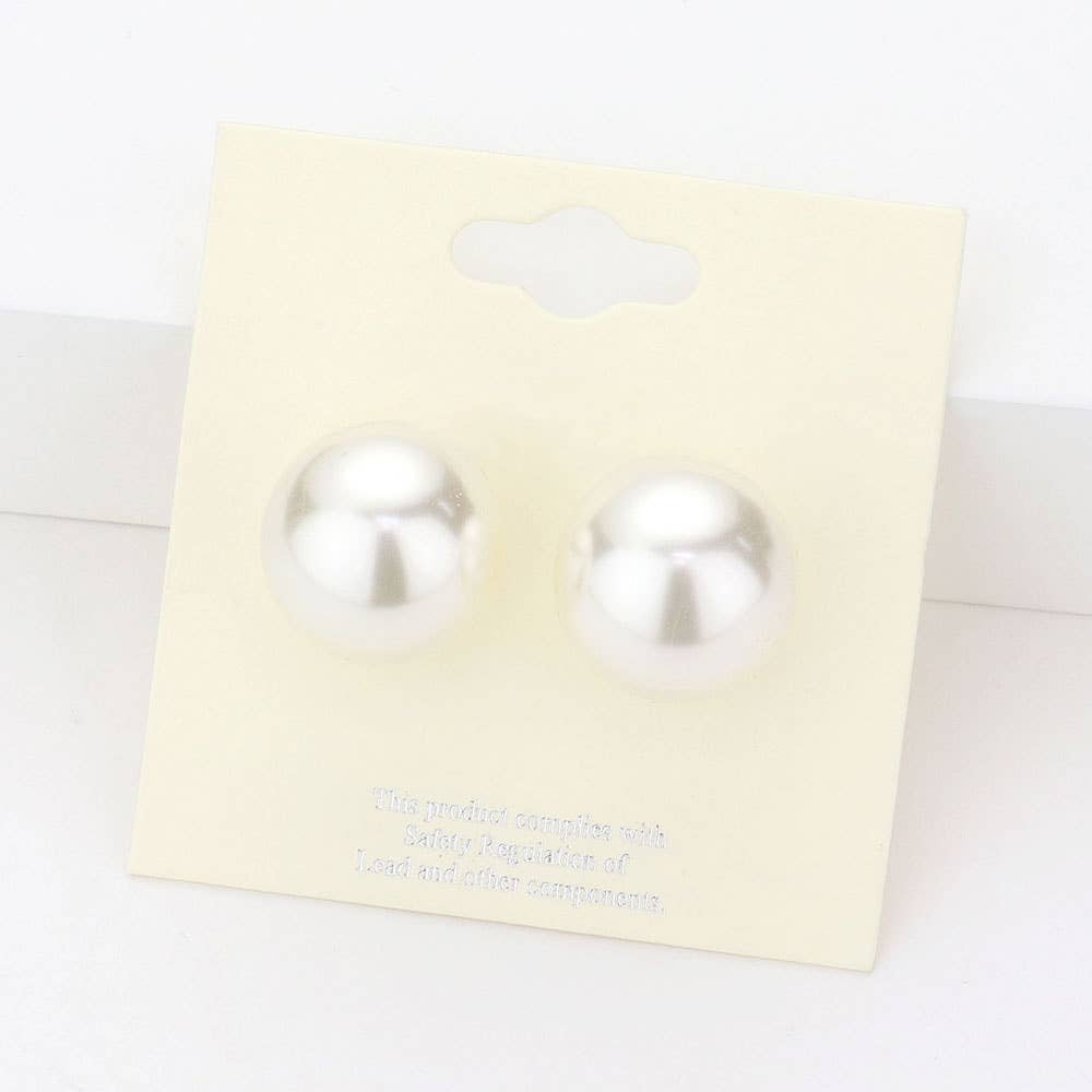 Pearl Posse Earrings: The Show-Off