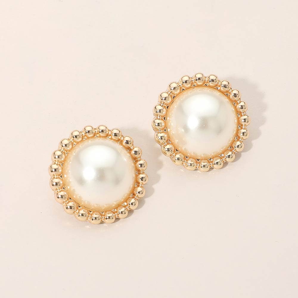 Pearl Posse Earrings: The Golden Girls