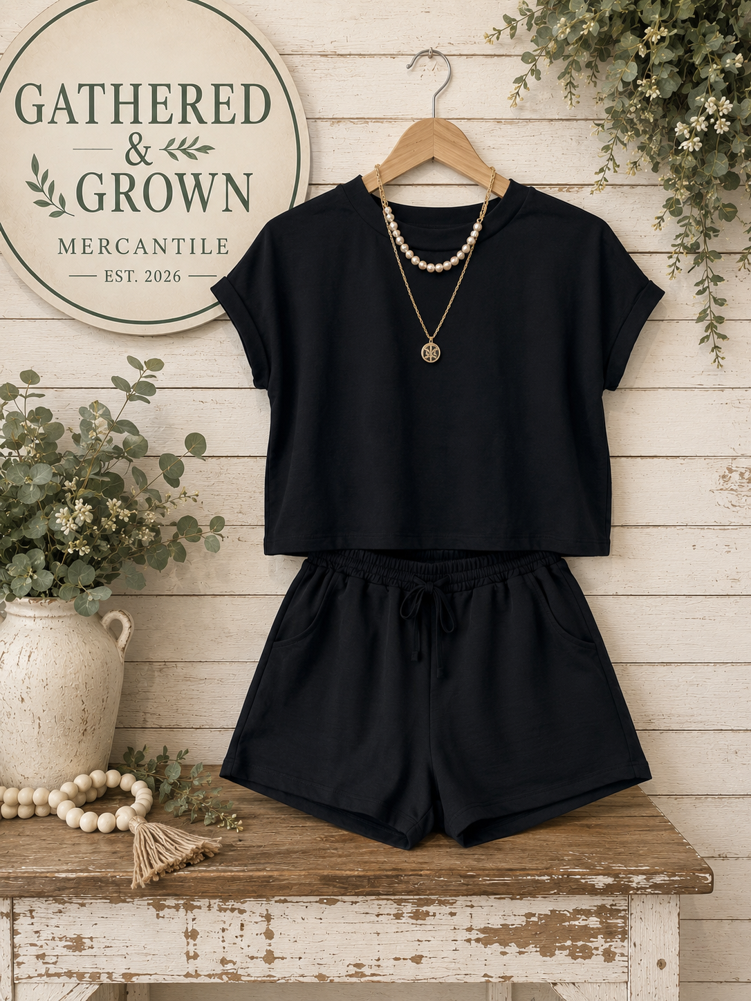 The Everyday Zenana Set - Black
