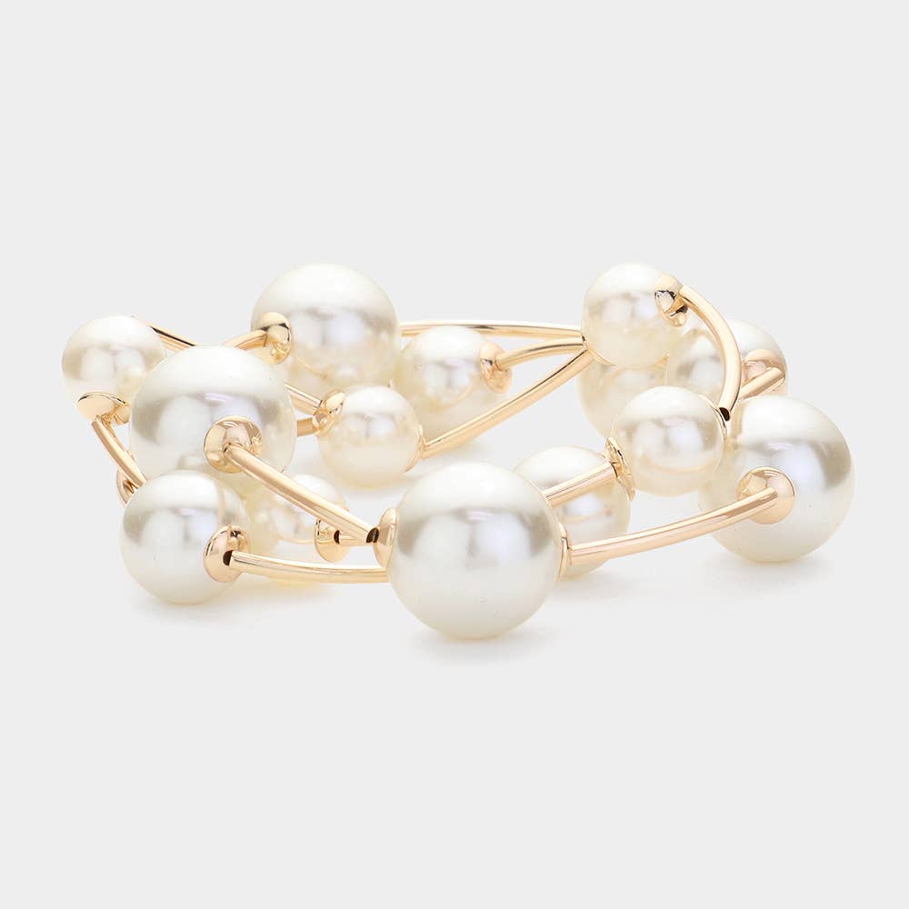 The Everyday Beaded Pearl Stack