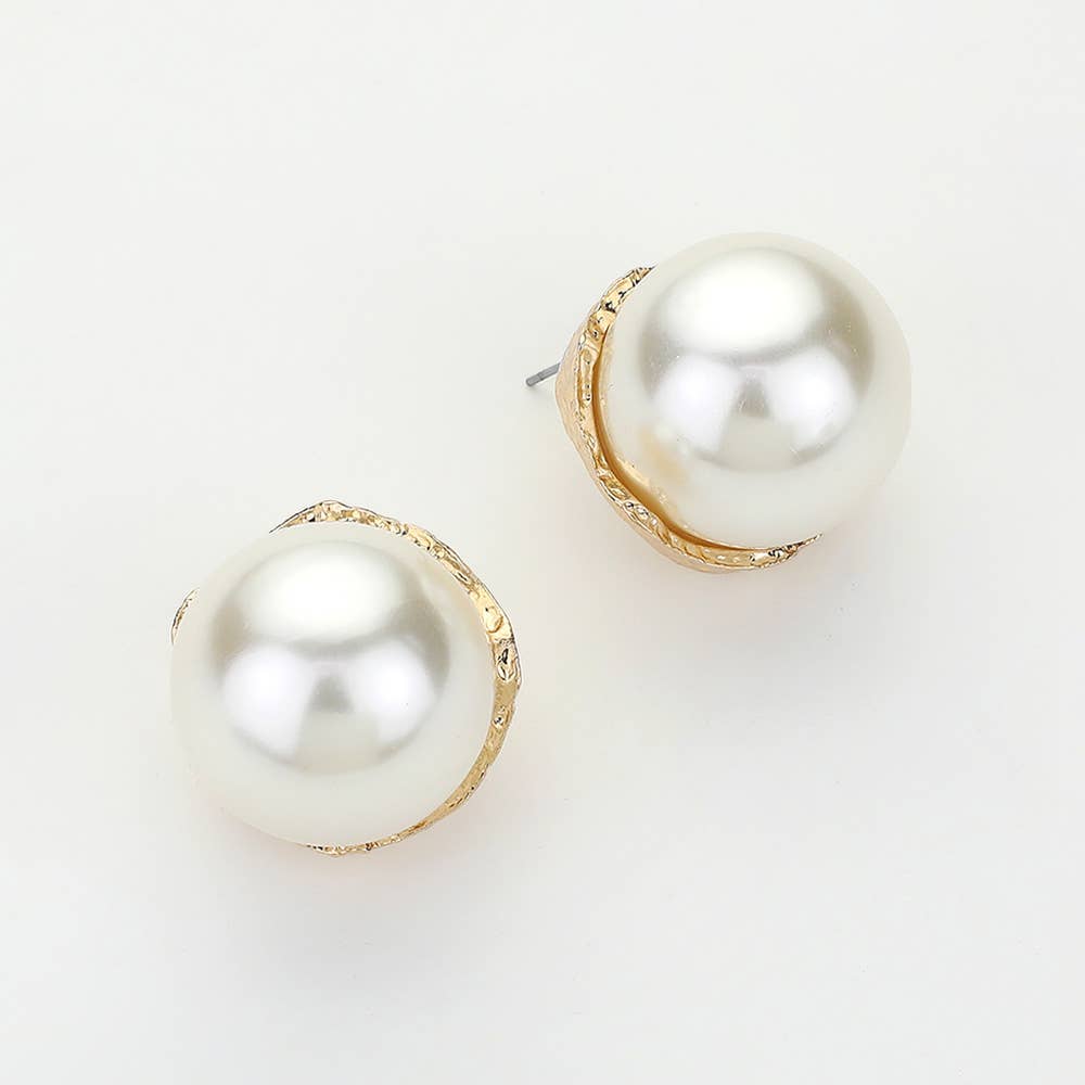 Pearl Posse Earrings: Big Momma