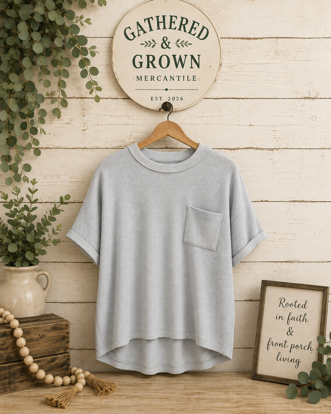Zenana Fancy Ribbed Top