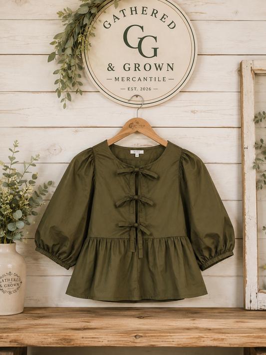 The Privacy Screen Bow Top 🌿